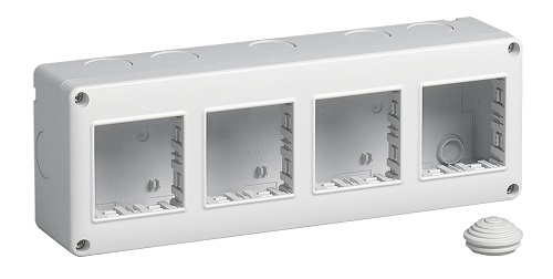 Calottina IP40 8 Moduli 2+2+2+2